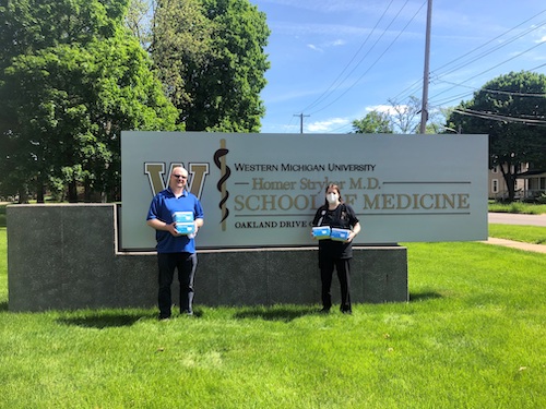 WMed Health recently received 5,000 surgical masks to help in the fight against the COVID-19 pandemic.