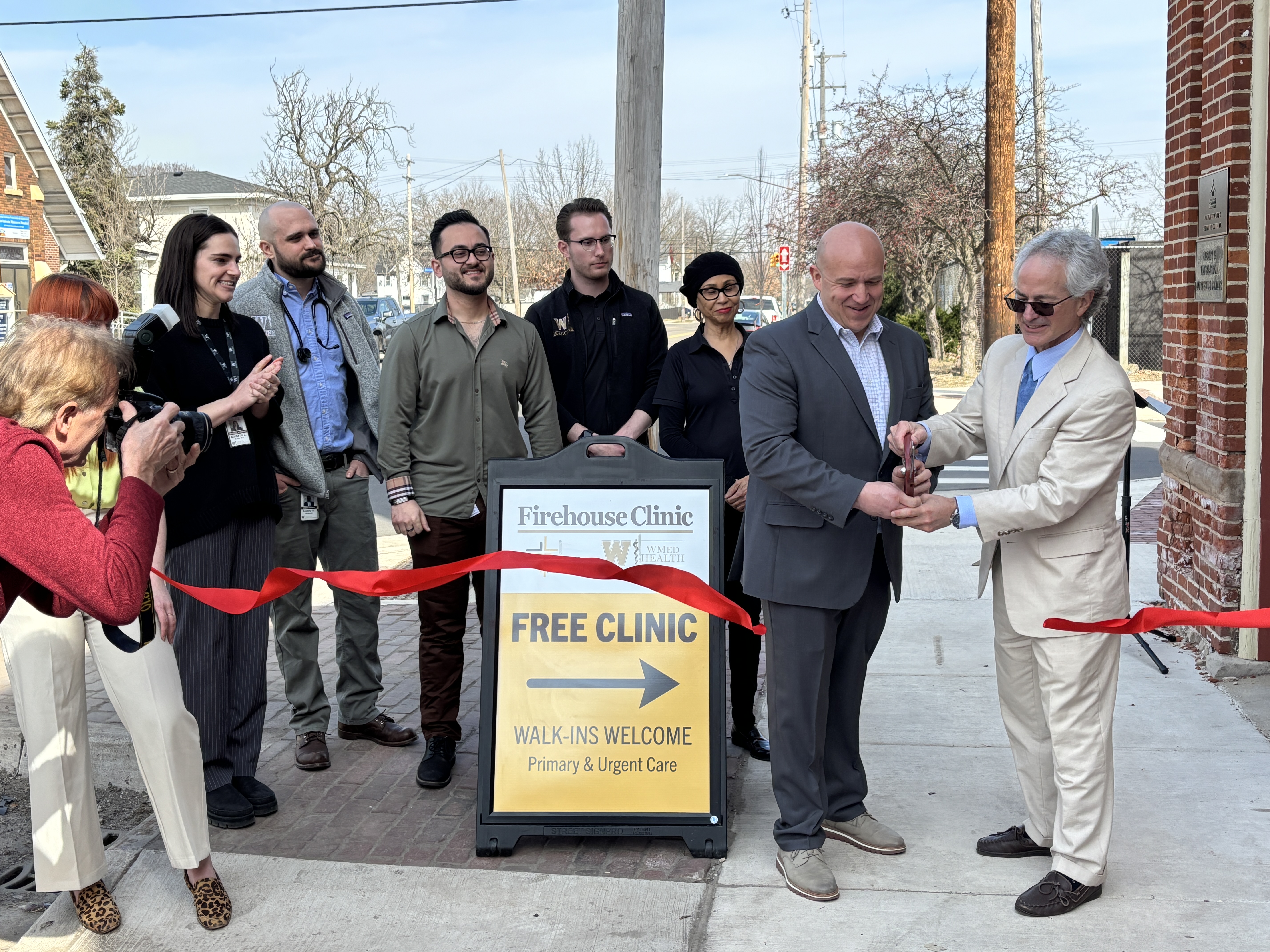 Firehouse ribbon cutting