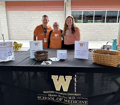 WMed Health booth at ADA Celebration