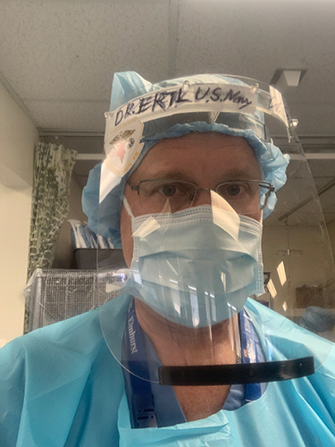 Dr. Chris Ertl New York Deployment COVID-19