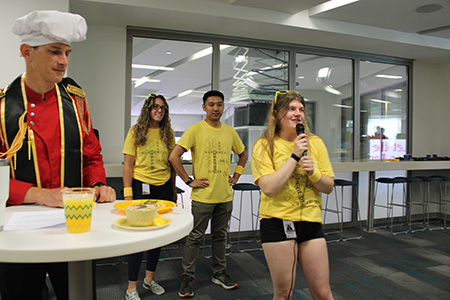 Learning Community Olympics includes the Microwave Iron Chef competition