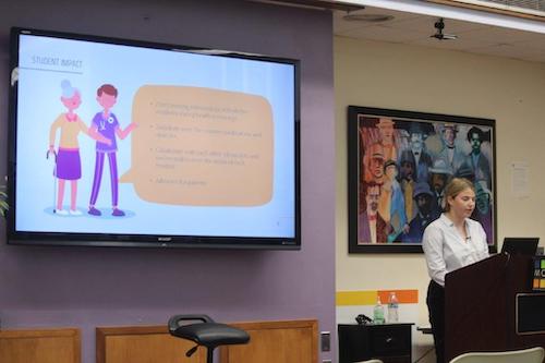 M1s Tucker Morris and Amanda Hunt (pictured) presented at the fourth annual Health Equity Summit on June 8.