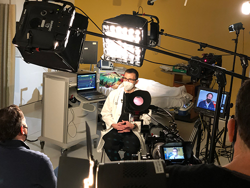 WMed Internal Medicine Resident Neil Hughes Speaks with NBC News correspondent Gabe Gutierrez