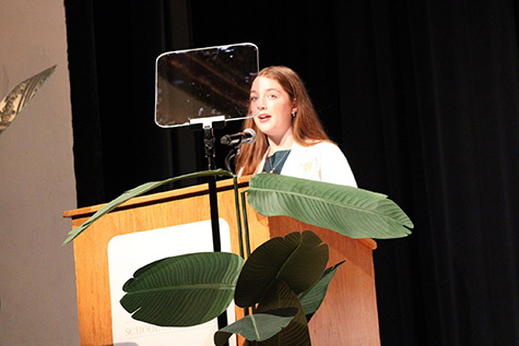 WMed Student Skylar Ketteler at Class of 2028 White Coat Ceremony