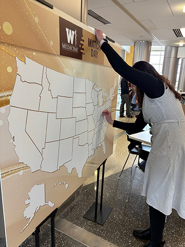 M4 Lauren Brown gets her top choice for residency training with the U.S. Air Force following a successful Military Match