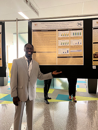 Noah Chukwuma at WMed Research Day 2024