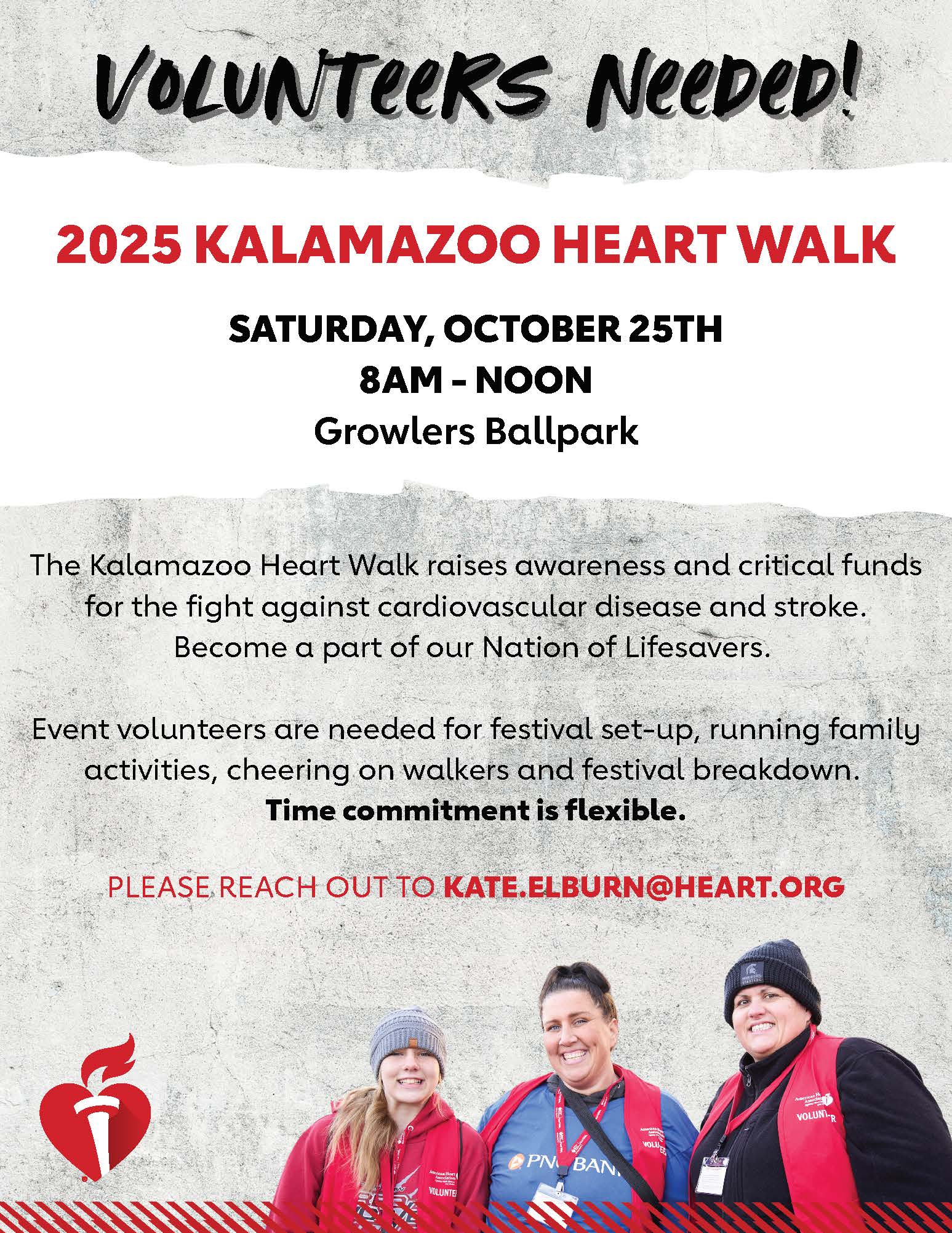 2025 Kalamazoo Heart Walk Flyer